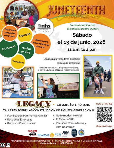 Juneteenth and Legacy Summit Flyer 2026_Spanish